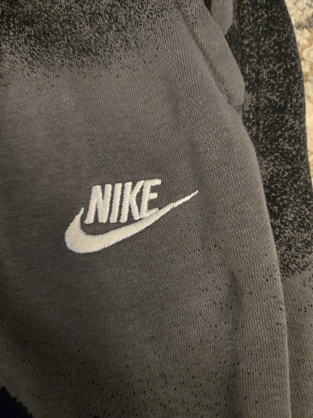 Nike Kids' Black & Gray Tie-Dye Jogger Pants